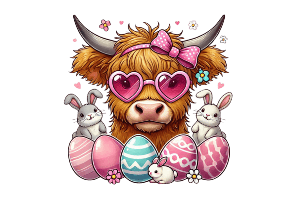Easter Highland Cow
