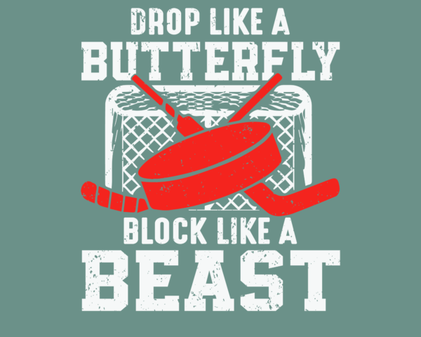Drop like a butterfly. Block like a beast