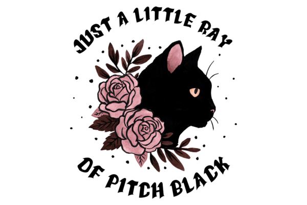 Just a little ray of pitch black