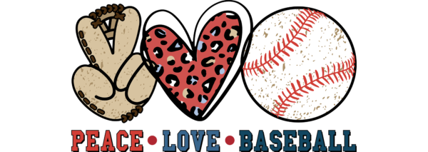 peace love baseball