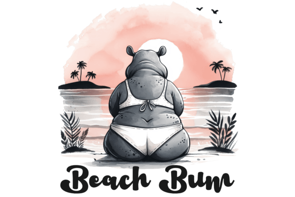 Beach Bum Hippo