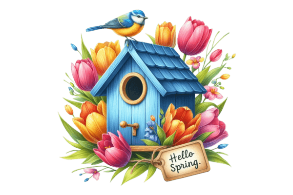 Hello Spring Birdhouse