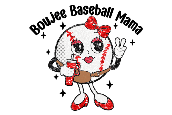 Boujee Baseball Mama