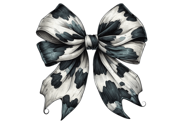 Cow Pattern Bow