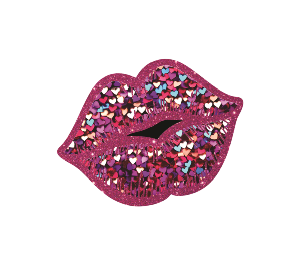 Pink Glitter Lips