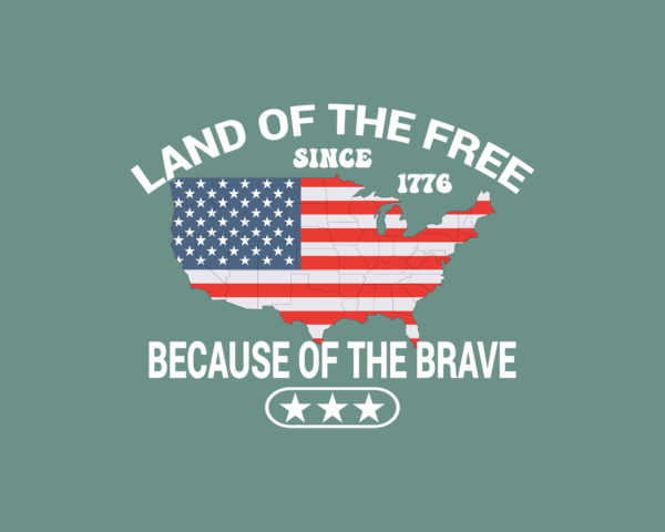 Land of the free because of the free