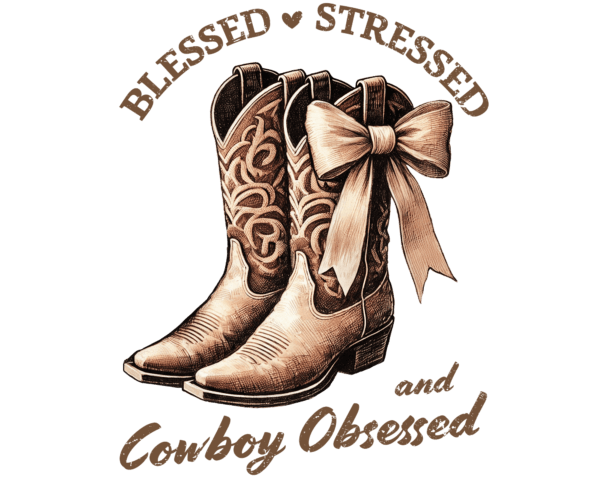 Blessed Stressed and Cowboy Obsessed