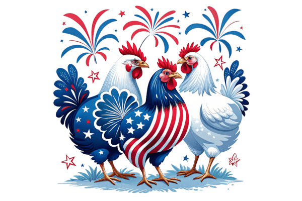Patriotic Chickens