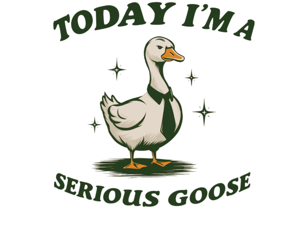 Today I'm a Serious Goose