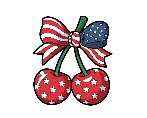 USA Cherries with Bow