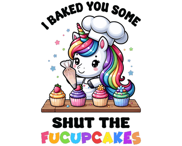 I baked you some shut the F up cakes
