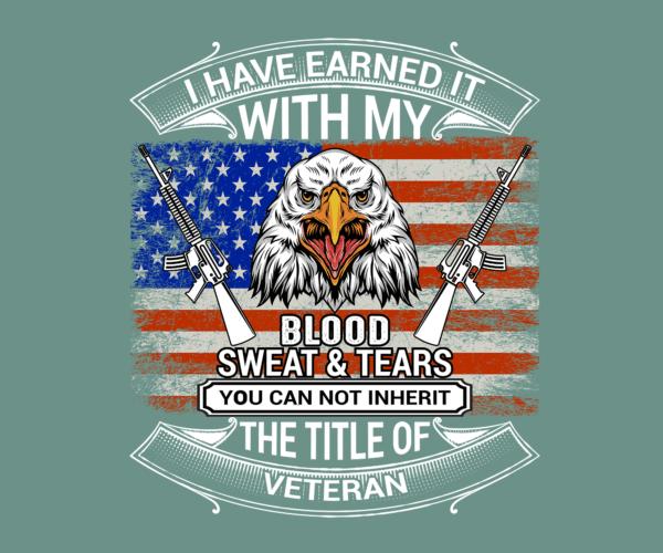 I have earned it with my blood, sweat and tears