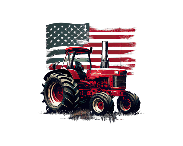Farm Tractor Red