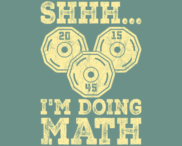 Shh I'm doing Math