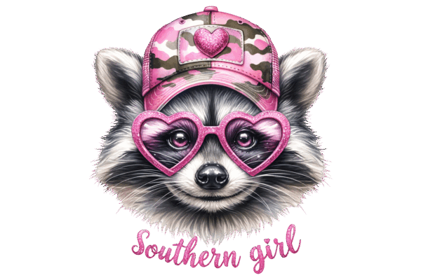 Southern Girl Raccoon