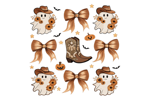 Western Halloween Collage