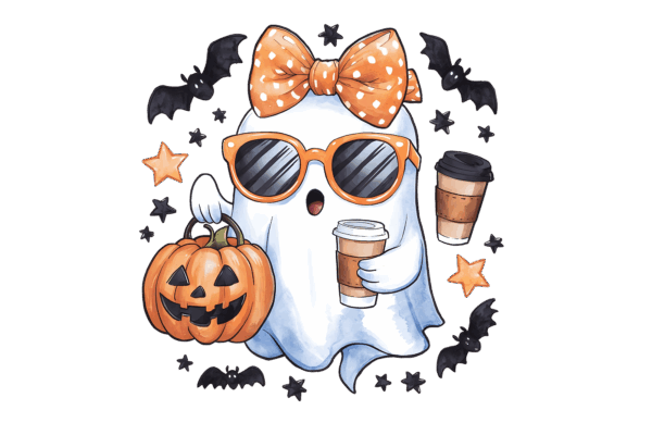 Girl ghost with Sunglasses