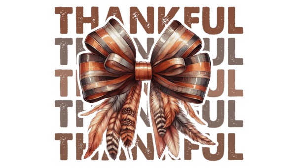 Thankful Stacked with Bow