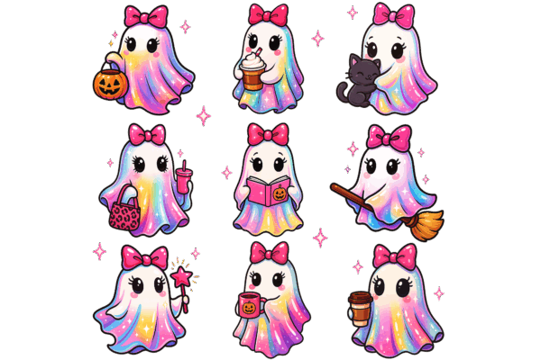 Iridescent Ghost collage