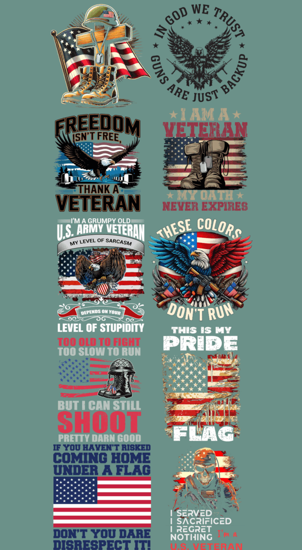 Pre-Made Veteran 2 gang 22x60