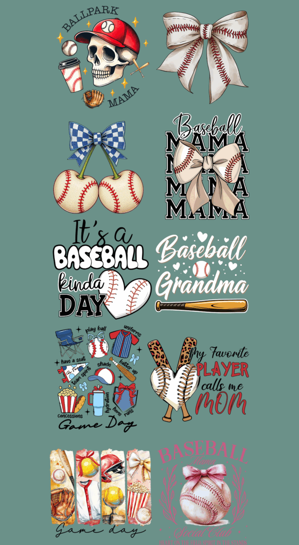 Pre-Made Baseball gang 22x60