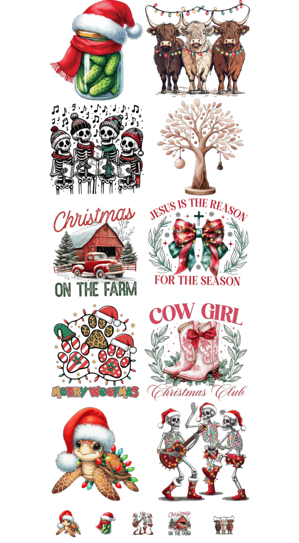 Pre-Made Christmas Gang 22x60