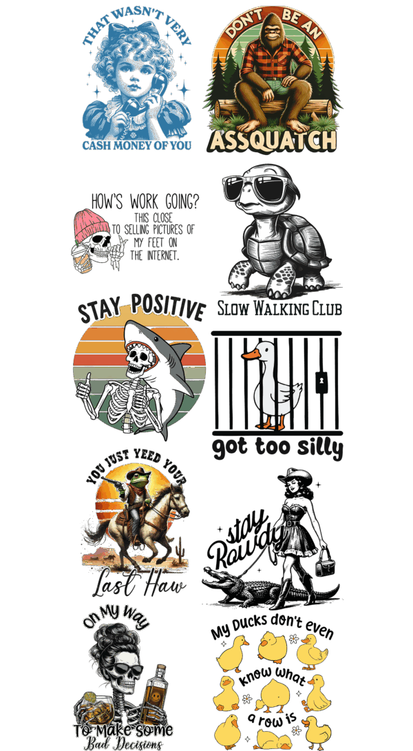 Pre-Made Funny Gang 22x60