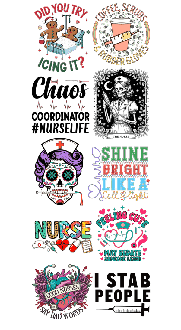 Pre-Made Nurse gang 22x60