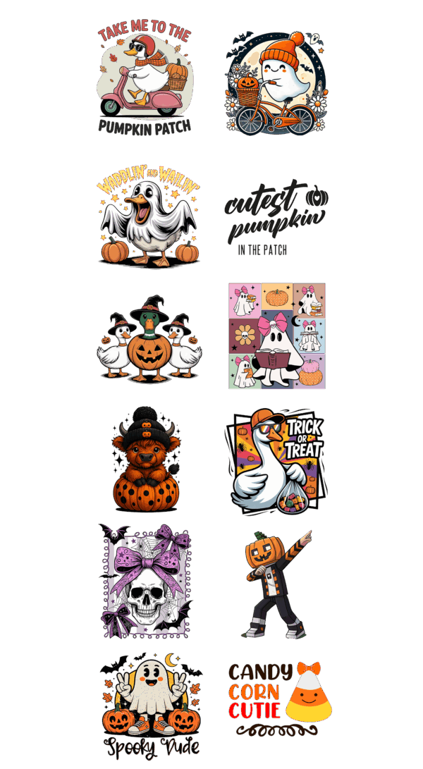 Pre-Made Youth Halloween 3 gang 22x60