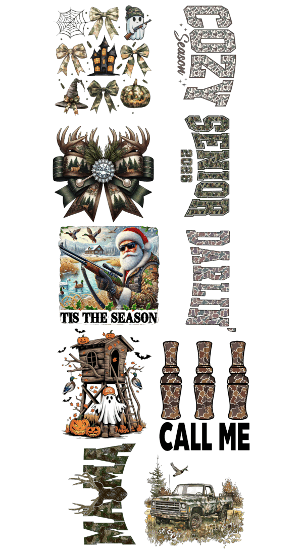 Pre-Made Camo Season gang 22x60