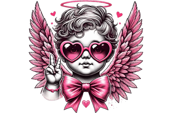 Angel with Glasses 3