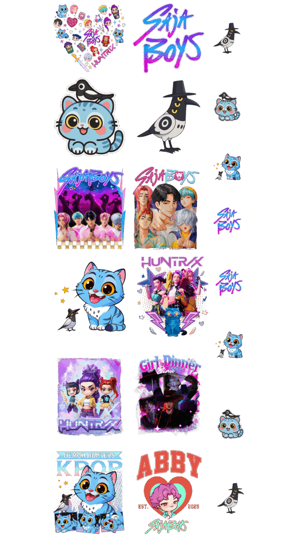 Pre-Made K-Pop Deman gang 22x60
