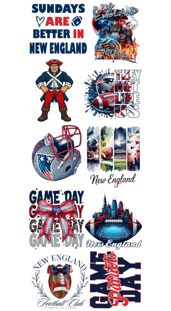 Pre-Made Patriots gang 22x60