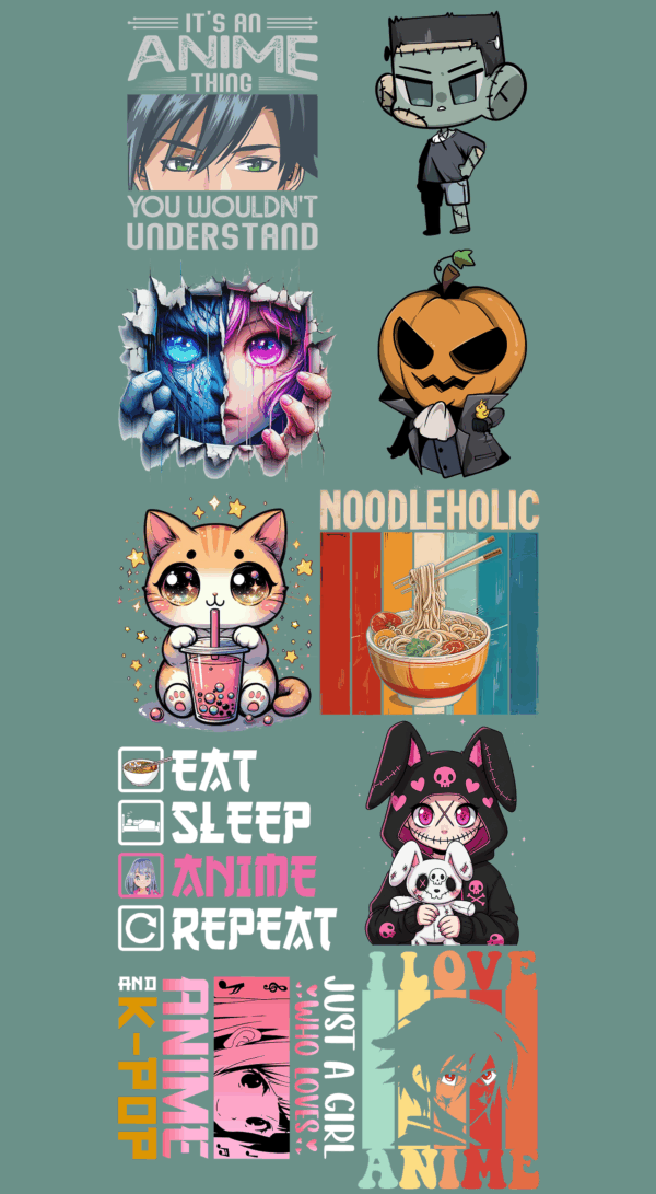 Pre-Made Anime gang 22x60