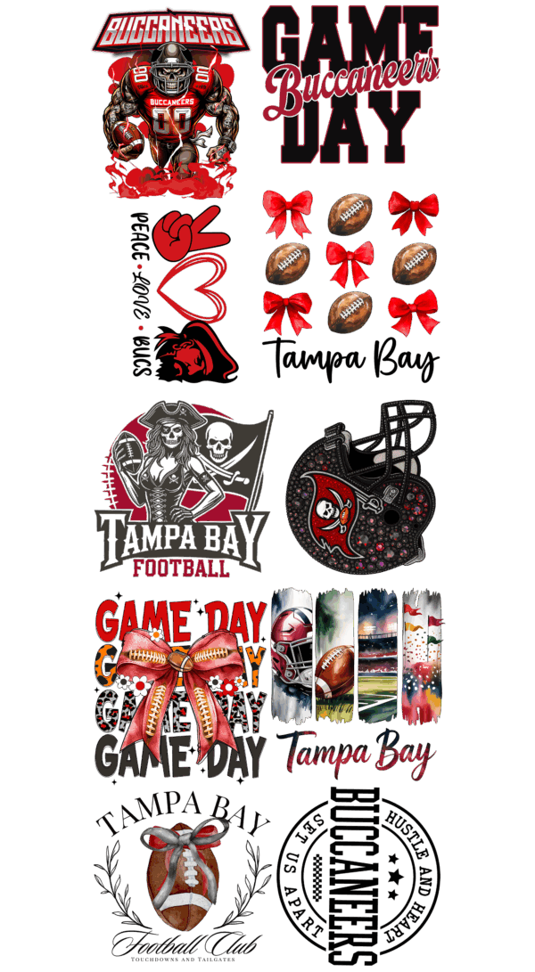 Pre-Made Buccaneers gang 22x60