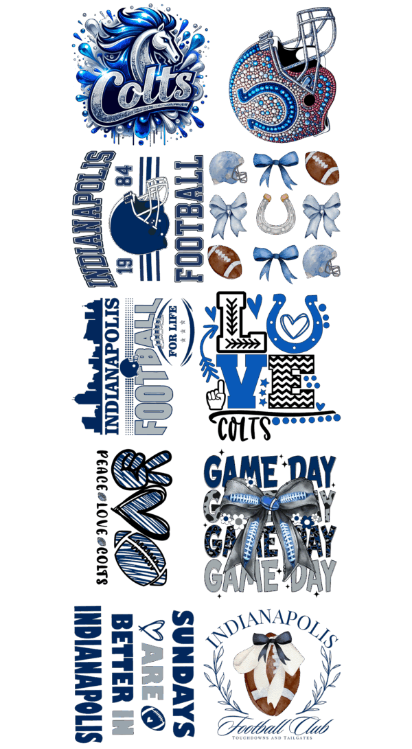 Pre-Made Colts gang 22x60