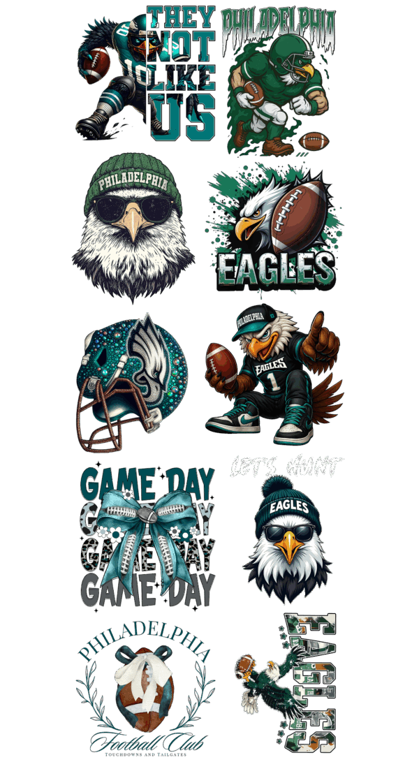 Pre-Made Eagles gang 22x60