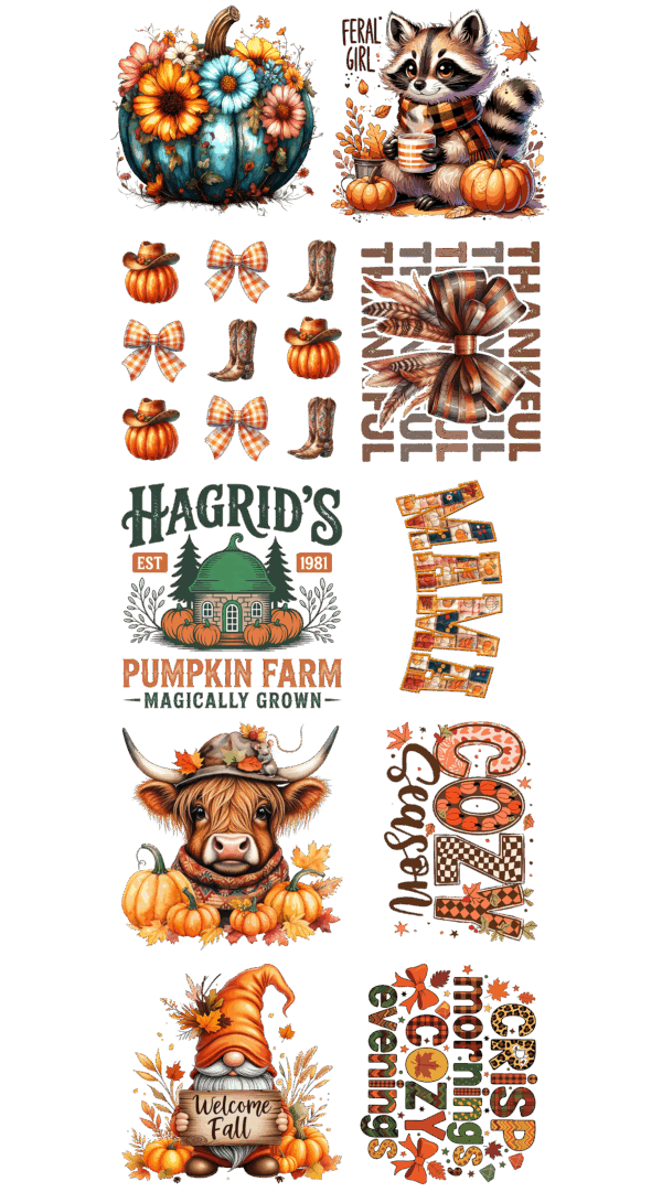 Pre-Made Fall gang 22x60