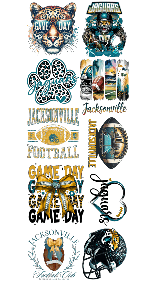 Pre-Made Jaguars gang 22x60