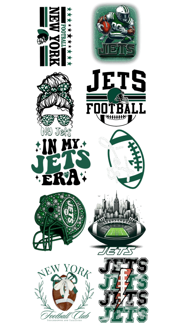 Pre-Made Jets gang 22x60