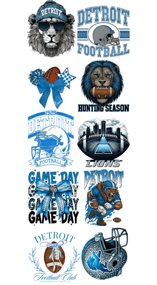 Pre-Made Lions gang 22x60