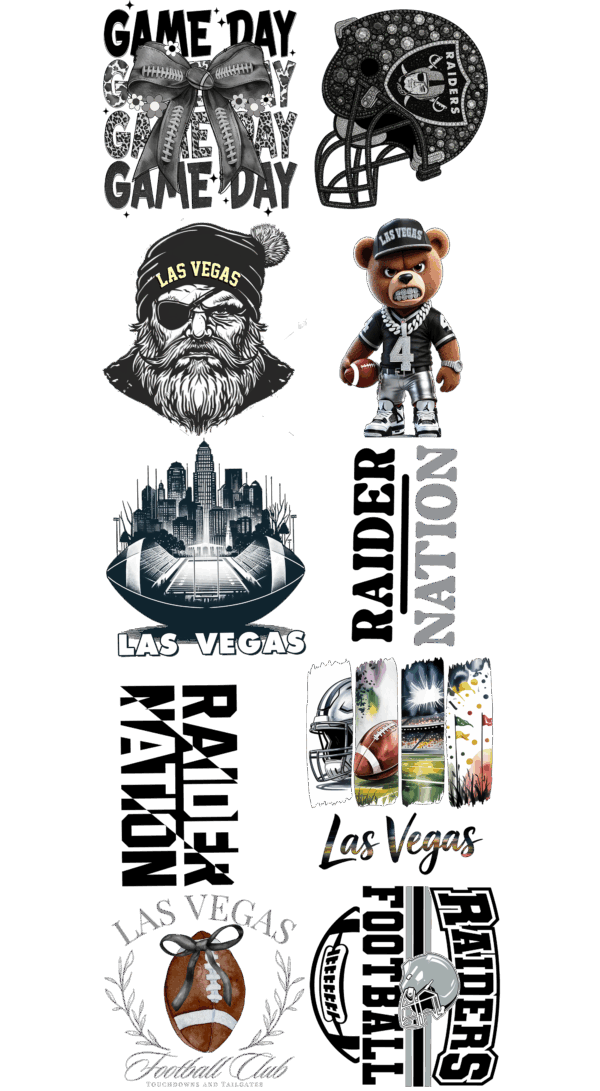 Pre-Made Raiders gang 22x60