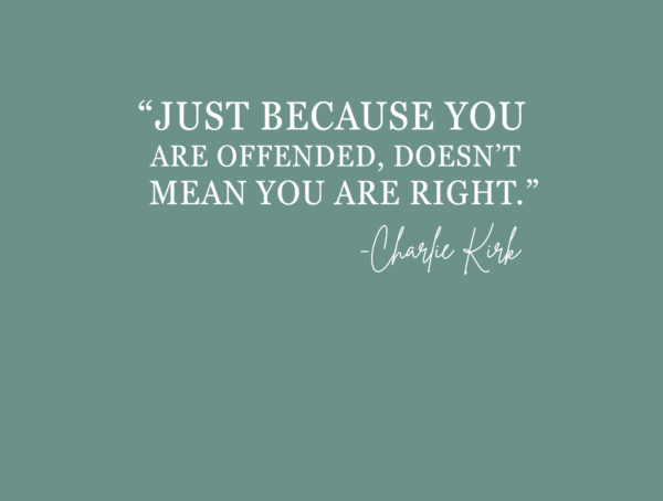 Just Because - Charlie Kirk