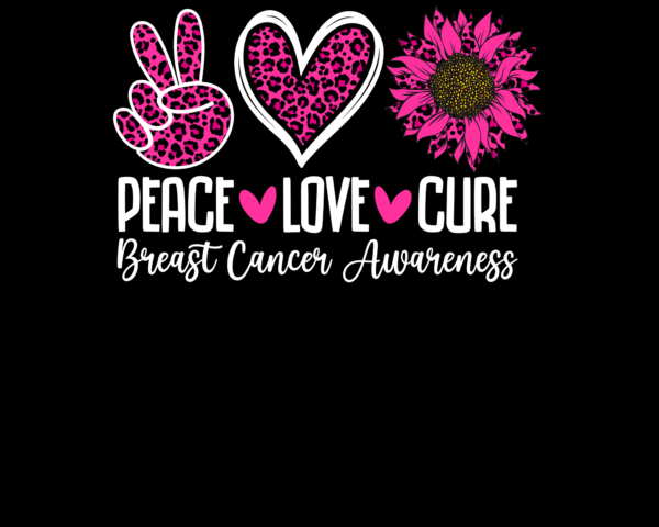Peace Love Cure Pink