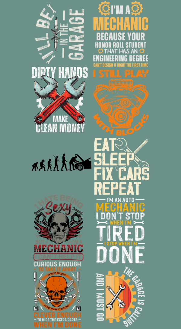 Pre-Made Mechanic gang 22x60