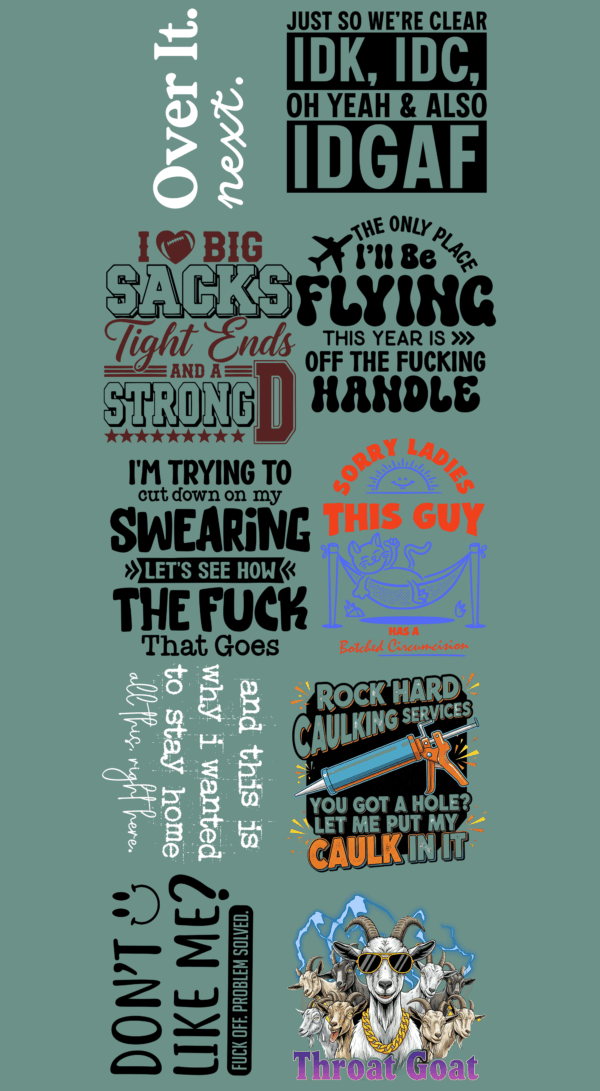 Pre-Made Offensive gang 22x60